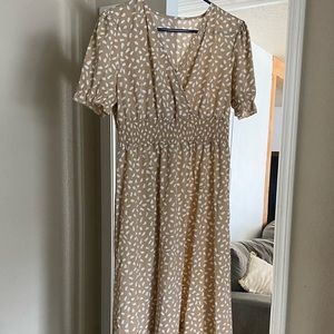 Brown long dress